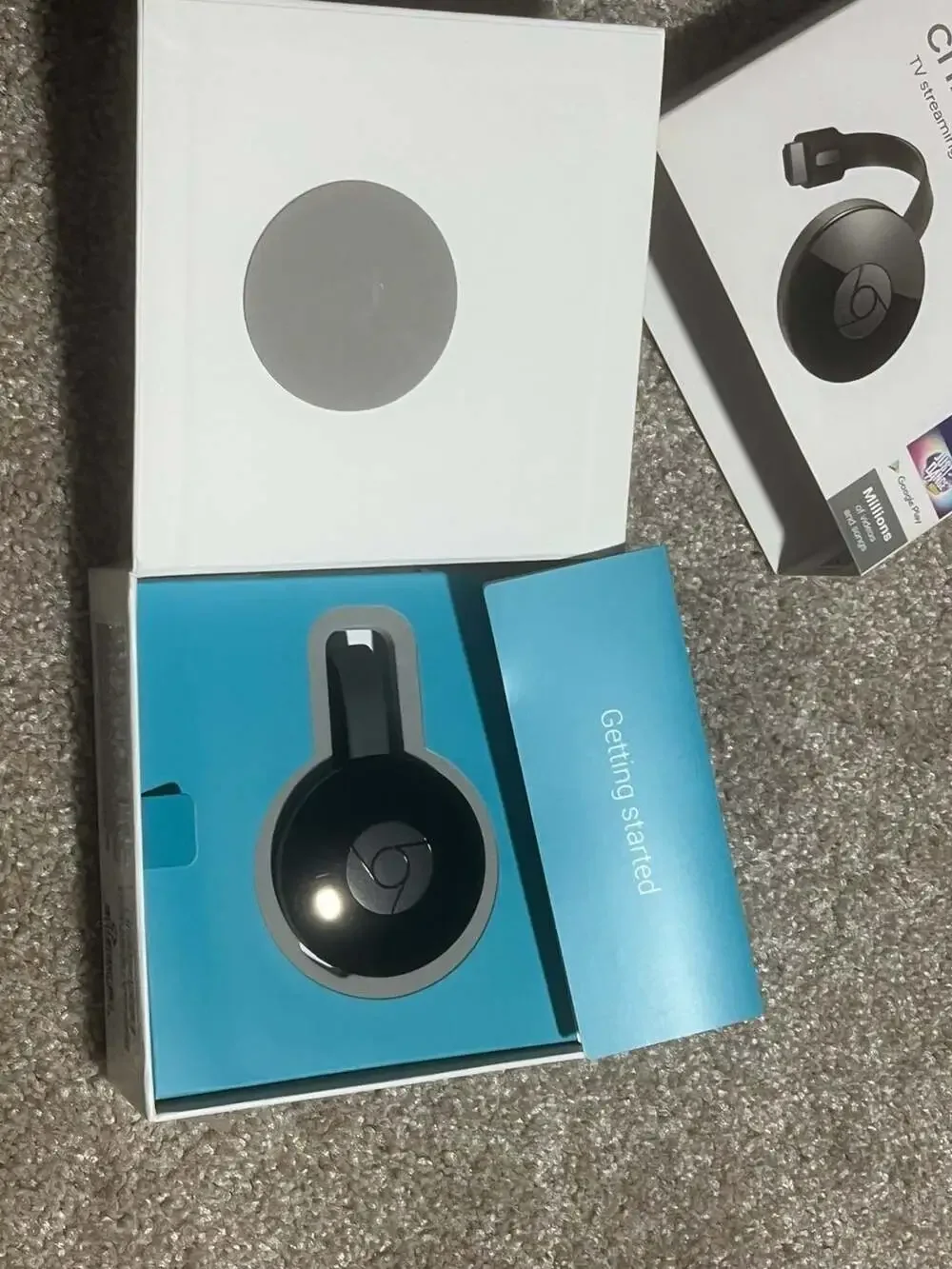 Google Chromecast 2nd Generation TV Streaming Device Black